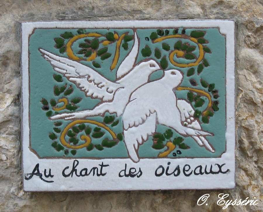 Ancienne Enseigne De Maison En Bois "Ici, Pas De Chien" - Déco Campagne